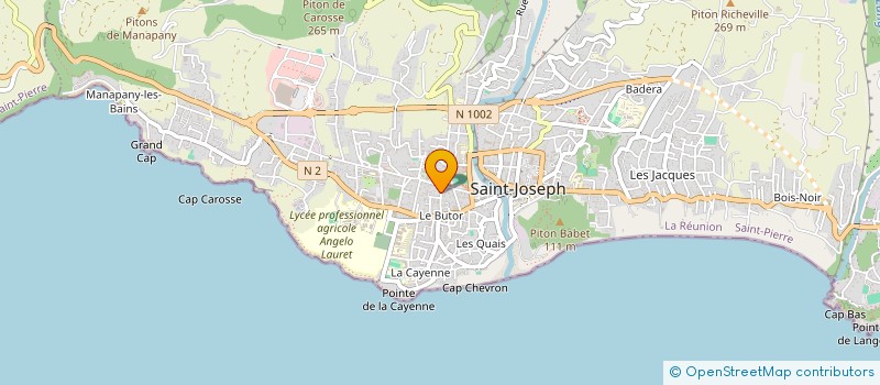 localisation de l'entreprise KREOL ASSISTANCE TRANSPORT EURL à SAINT-JOSEPH