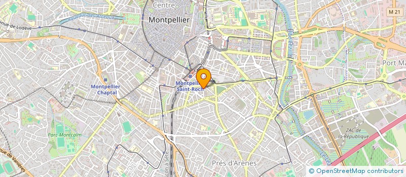 localisation de l'entreprise KREOL NOUT FIERTE à MONTPELLIER