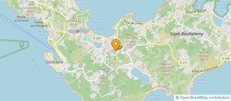 localisation de l'entreprise KREOLA HOLDINGS à SAINT BARTHELEMY