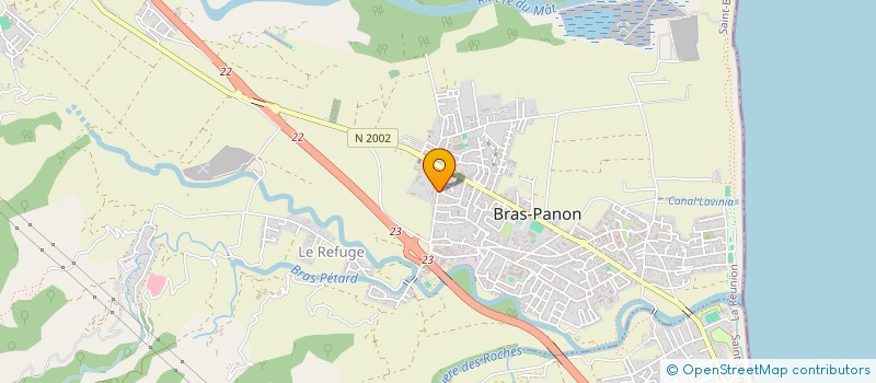 localisation de l'entreprise KREOLIA  BRAS-PANON