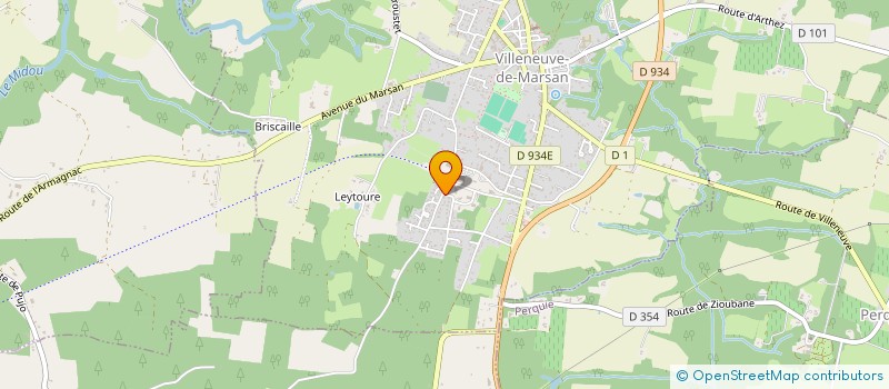 localisation de l'entreprise KREOLIS  VILLENEUVE-DE-MARSAN