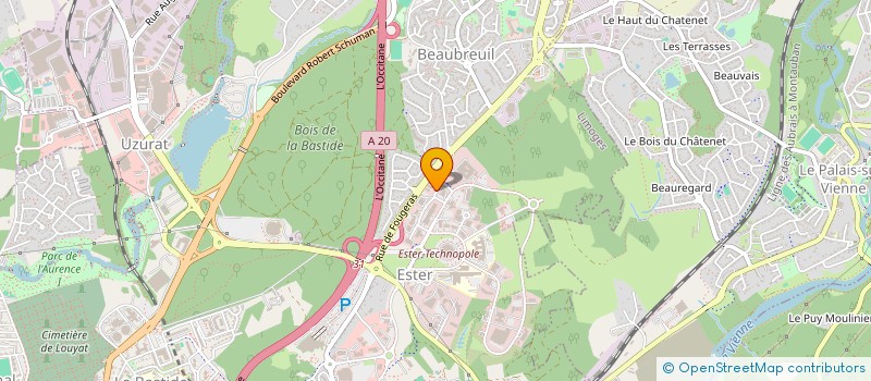 localisation de l'entreprise KREON IMMO  LIMOGES