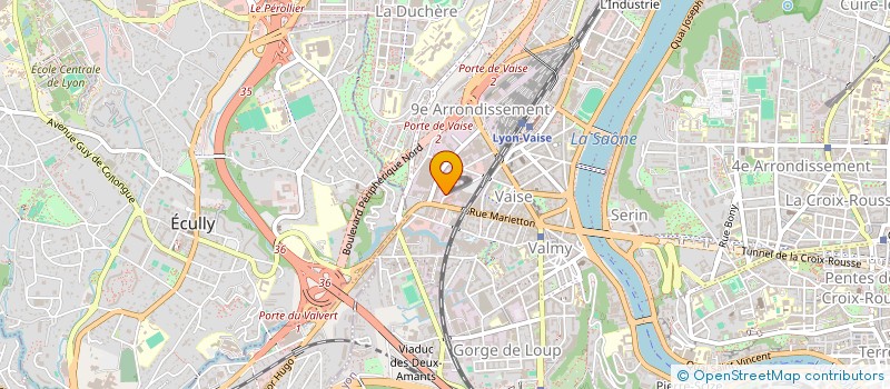 localisation de l'entreprise KREOS à LYON