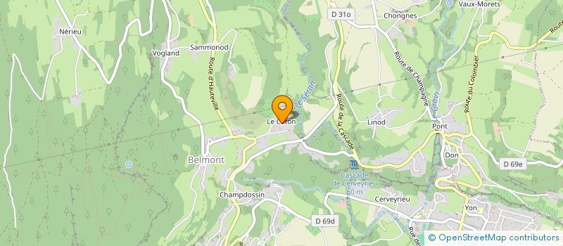 localisation de l'entreprise KREPITE à VALROMEY-SUR-SERAN