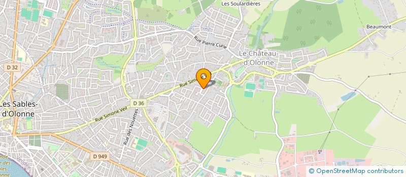 localisation de l'entreprise KRESCENDO à LES SABLES D'OLONNE