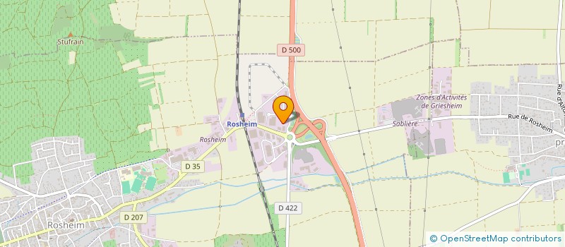 localisation de l'entreprise KRESS MAINTENANCE à ROSHEIM