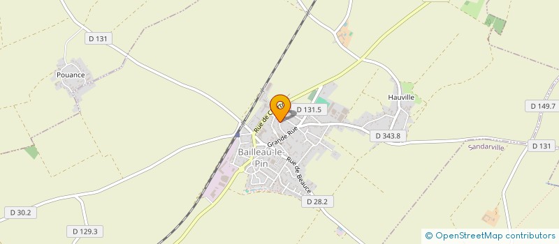 localisation de l'entreprise KRET-LEROUX-RENOVE à BAILLEAU-LE-PIN
