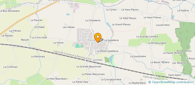 localisation de l'entreprise KREUDES  TORCE