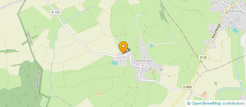 localisation de l'entreprise KREUTZER  DEHLINGEN