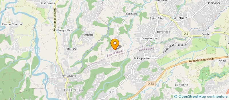 localisation de l'entreprise KREY  BAIE-MAHAULT