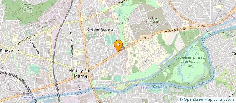 localisation de l'entreprise KREYOL ART CONCEPT à NEUILLY-SUR-MARNE