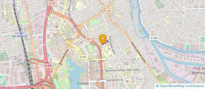 localisation de l'entreprise KREYOL'IZZA  CRETEIL