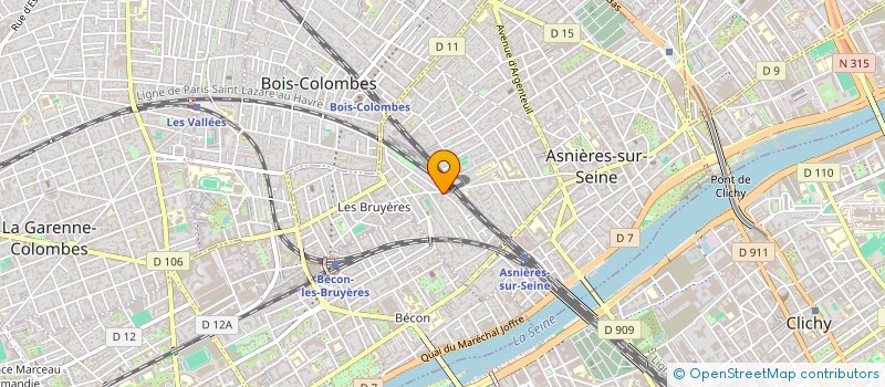 localisation de l'entreprise KREYOL TOUCH PARIS à ASNIERES-SUR-SEINE
