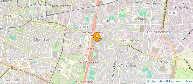 localisation de l'entreprise KREYOLAW  BRON