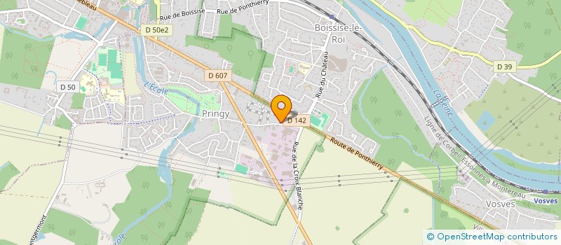 localisation de l'entreprise KRF CORP à PRINGY
