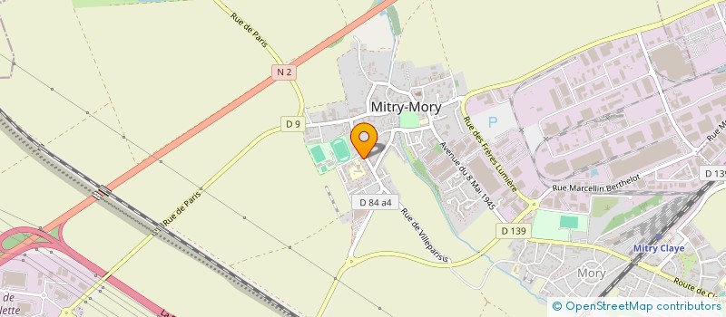 localisation de l'entreprise KRG à MITRY-MORY