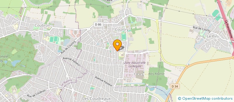 localisation de l'entreprise KRG  COURTRY