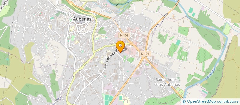 localisation de l'entreprise KRG à AUBENAS