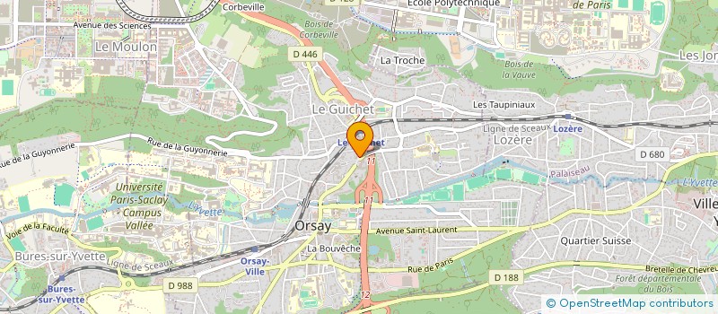 localisation de l'entreprise KRGO  ORSAY