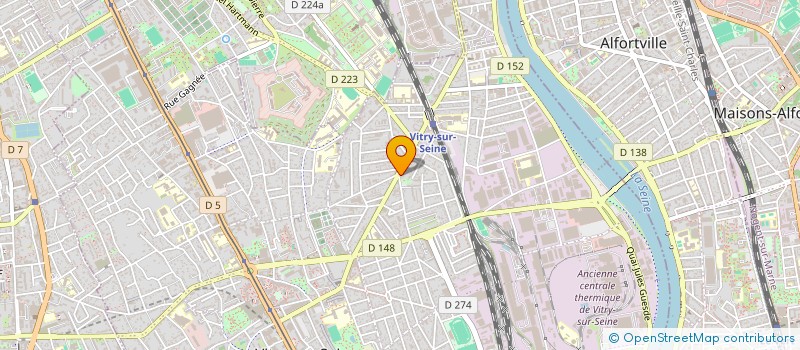 localisation de l'entreprise KRH à VITRY-SUR-SEINE