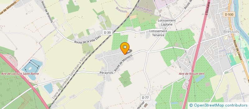 localisation de l'entreprise KRIBI 82  BRESSOLS