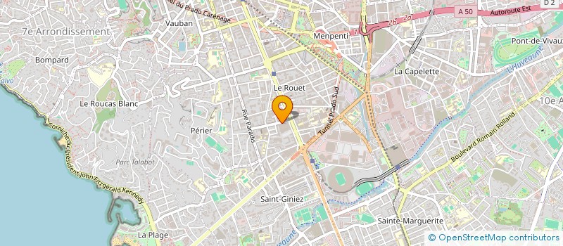 localisation de l'entreprise KRIBI à MARSEILLE
