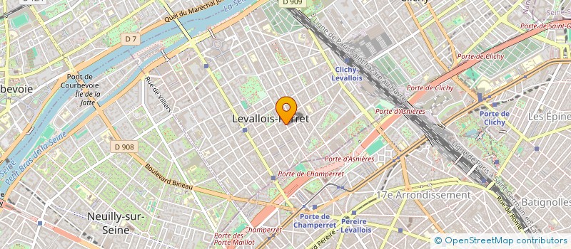localisation de l'entreprise KRIBY à LEVALLOIS PERRET