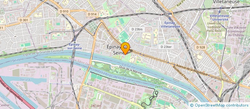 localisation de l'entreprise KRICAR à EPINAY-SUR-SEINE