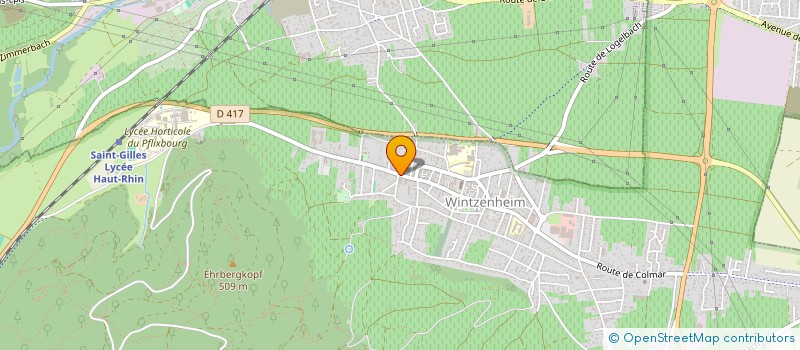 localisation de l'entreprise KRICK HUBERT à WINTZENHEIM