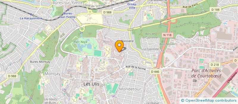 localisation de l'entreprise KRIEF MODELS à LES ULIS