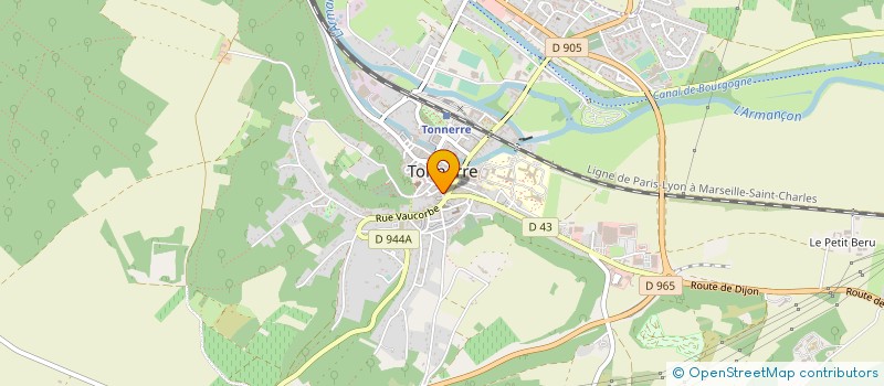 localisation de l'entreprise KRIER à TONNERRE