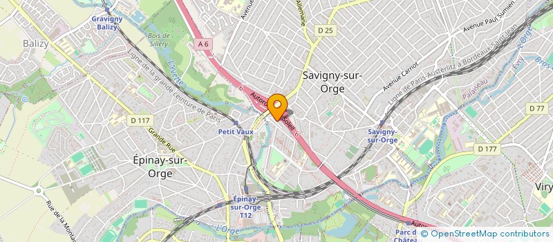 localisation de l'entreprise KRIFA BAT à SAVIGNY-SUR-ORGE