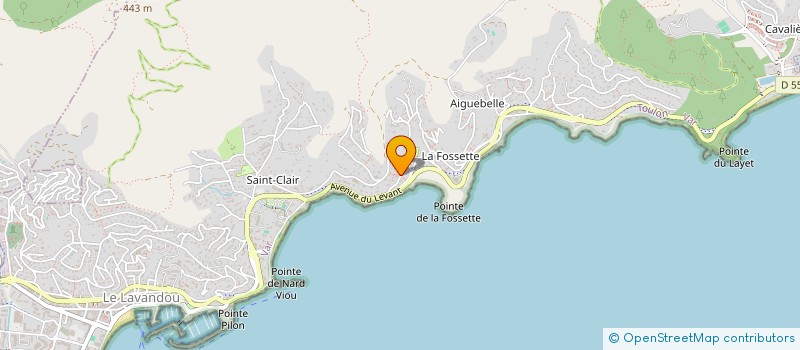 localisation de l'entreprise KRIKOR à LE LAVANDOU