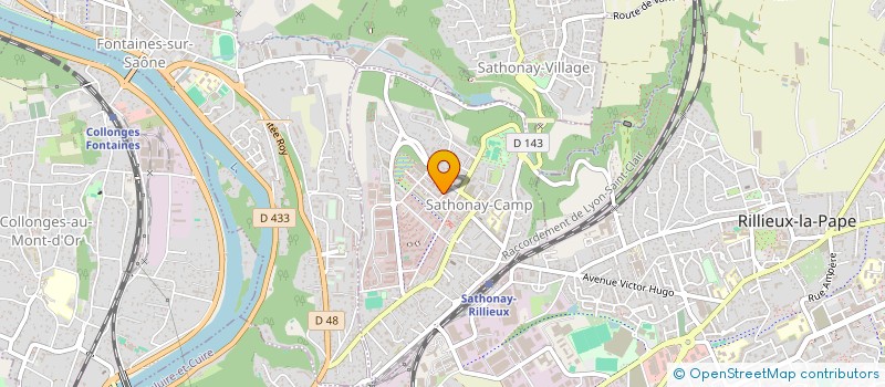 localisation de l'entreprise KRIKOR PATRIMOINE  SATHONAY-CAMP