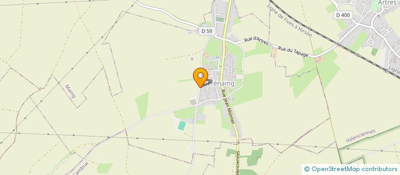 localisation de l'entreprise KRILEX  QUERENAING