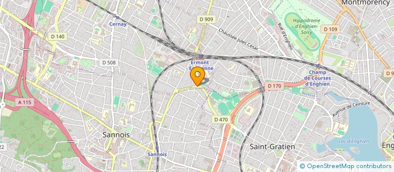 localisation de l'entreprise KRIMINELLE RECORDS  ERMONT