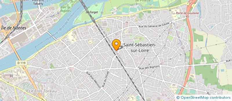 localisation de l'entreprise KRINIBEN à SAINT-SEBASTIEN-SUR-LOIRE