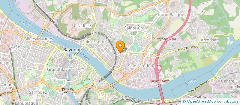 localisation de l'entreprise KRIOLINAK à BAYONNE