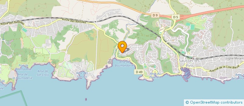 localisation de l'entreprise KRIONI  SAUSSET-LES-PINS