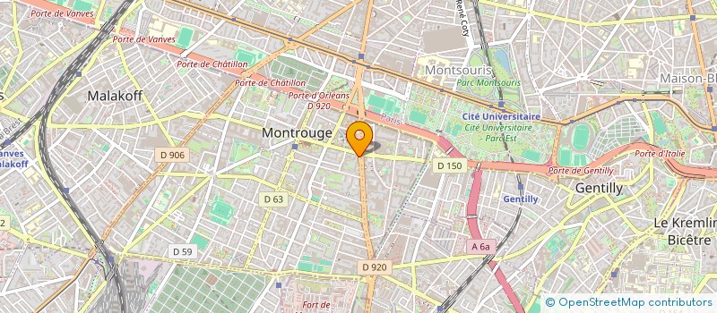 localisation de l'entreprise KRIS AND CO  MONTROUGE