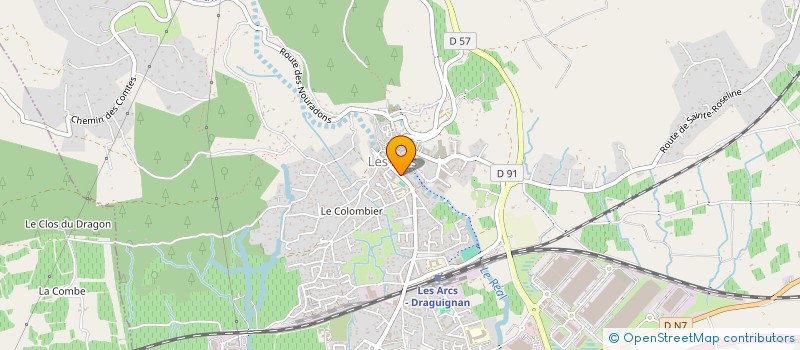 localisation de l'entreprise KRIS AUTO à LES ARCS