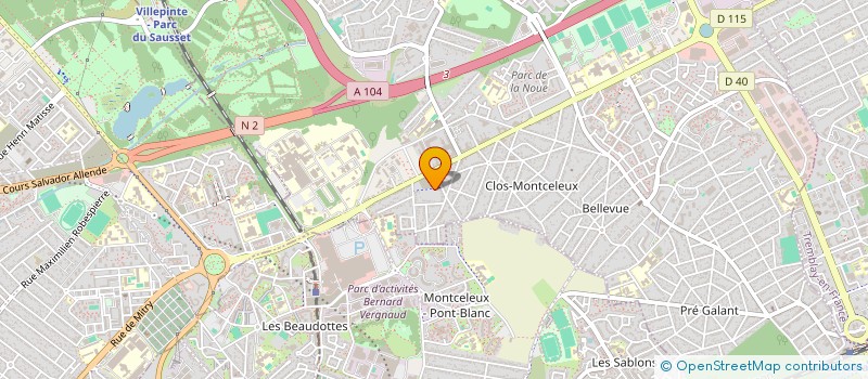 localisation de l'entreprise KRIS BAT à VILLEPINTE