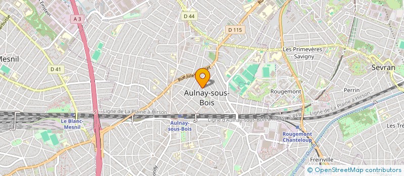 localisation de l'entreprise KRIS BATIMENT à AULNAY-SOUS-BOIS
