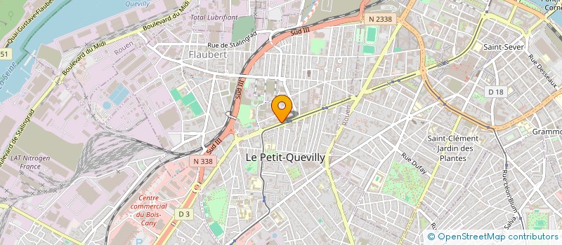 localisation de l'entreprise KRIS IMMOBILIER à LE PETIT-QUEVILLY