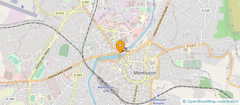 localisation de l'entreprise KRIS IMPORT à MONTLUCON