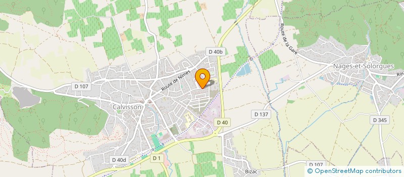 localisation de l'entreprise KRIS & KO  CALVISSON