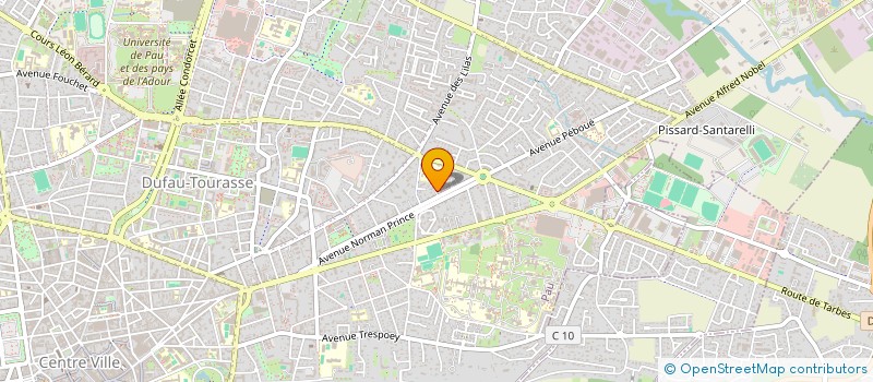 localisation de l'entreprise KRIS MUSIQUE à PAU