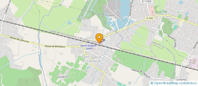 localisation de l'entreprise KRISAND IMMO  SAINT-SULPICE-ET-CAMEYRAC