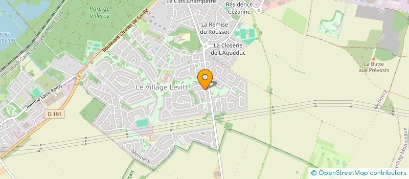 localisation de l'entreprise KRISAOR à MENNECY
