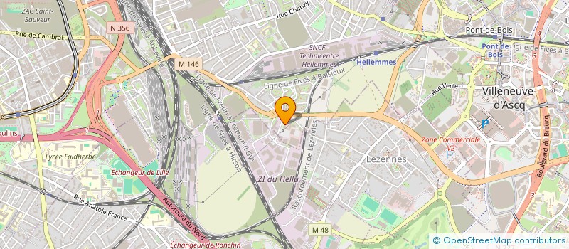 localisation de l'entreprise KRISFRUIT à LILLE